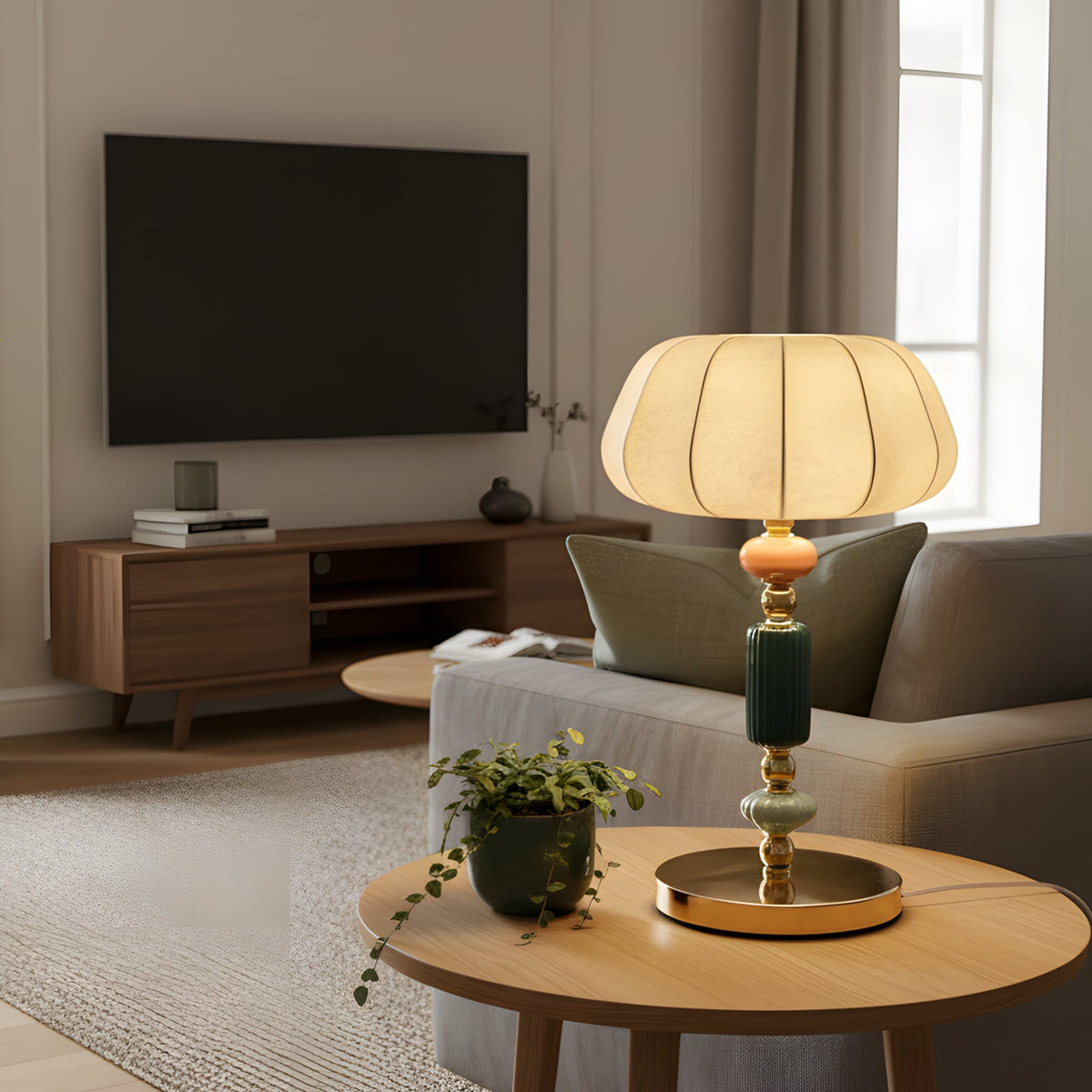 Satina Gold Table Lamp
