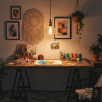 Brolo Brass Glass Pendant Light