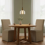 Brolo Brass Glass Pendant Light