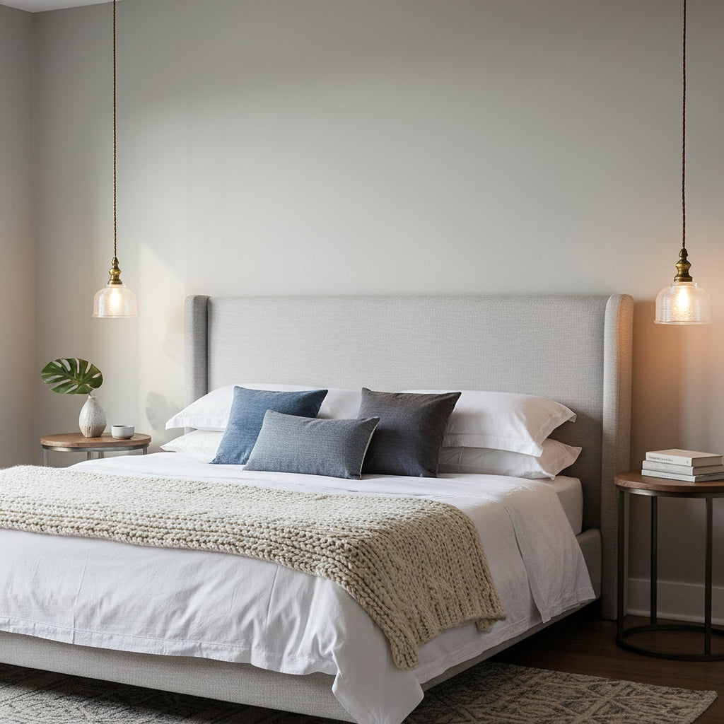Brolo Brass Glass Pendant Light