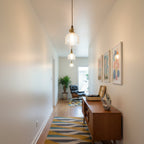Brolo Brass Glass Pendant Light