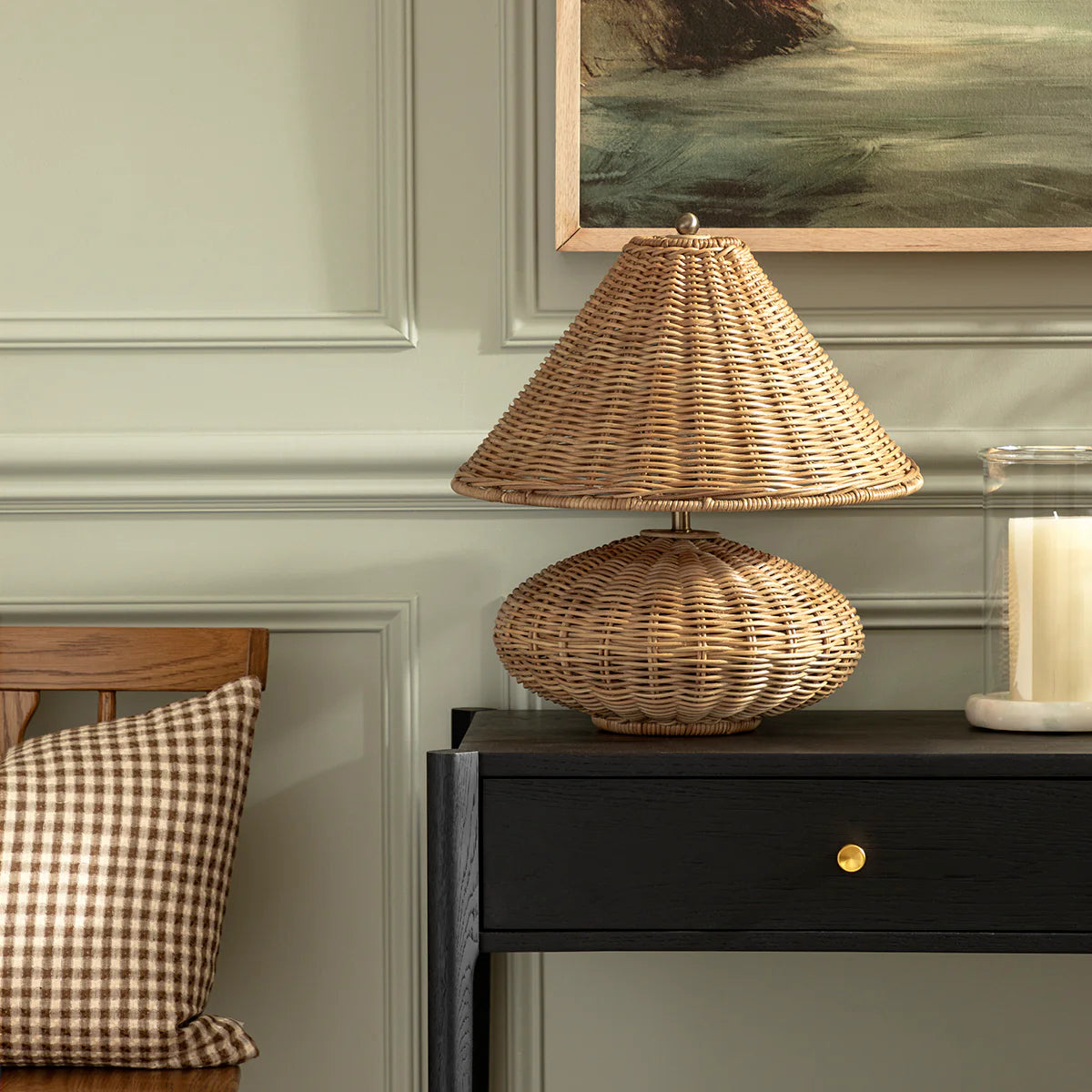 Vimen Rattan Table Lamp