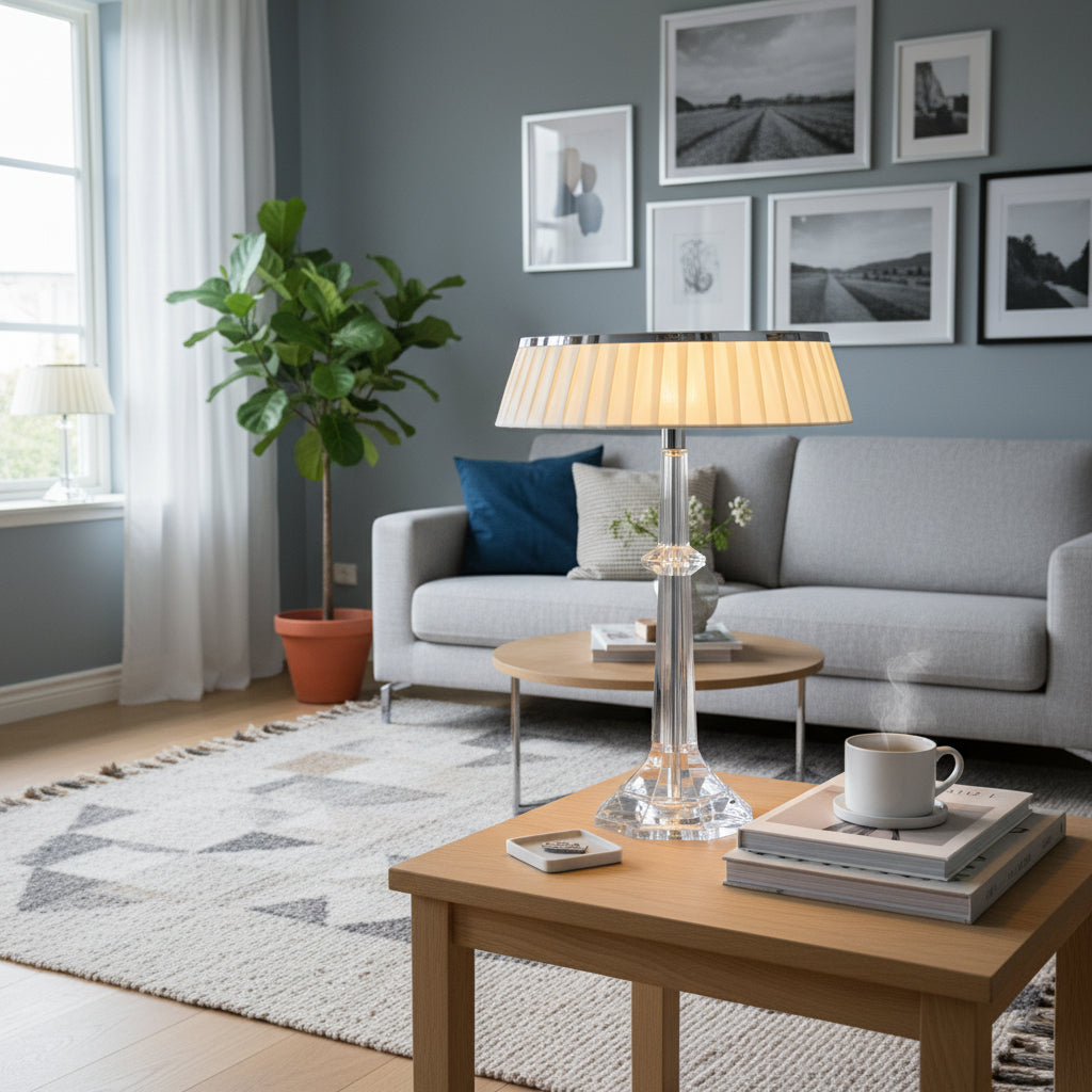 Valmora Pleated Table Lamp