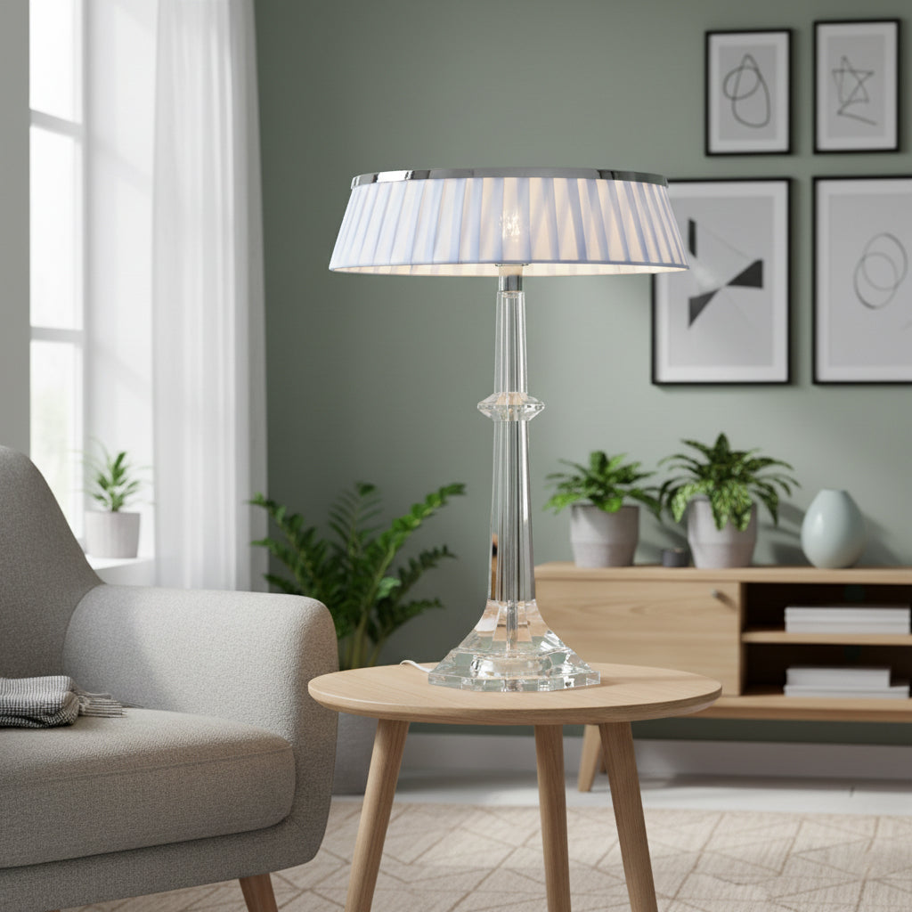 Valmora Pleated Table Lamp