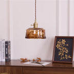 Ambra Amber Glass Pendant Light