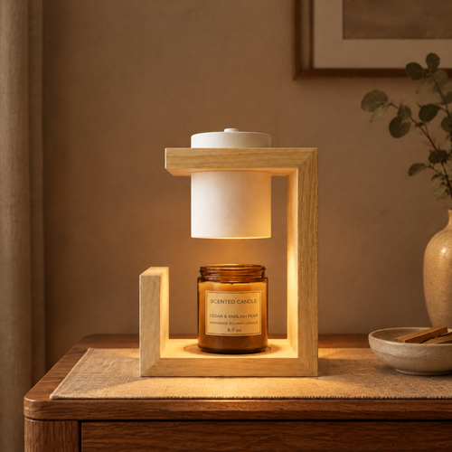 Aromatherapy Wax Warmer Lamp White Hero