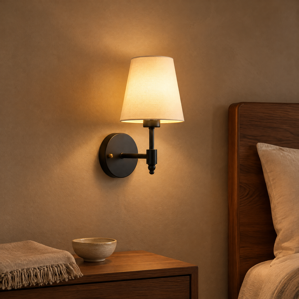 Battery Wall Lamp Hero - Black