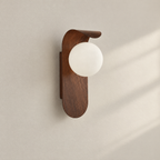 Carlyle Wall Lamp - Walnut - Hero