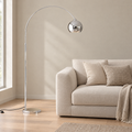 Chrome Arc Floor Lamp - Hero