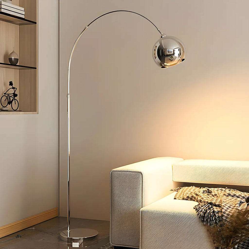 Chrome Arc Floor Lamp