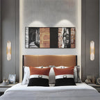 Elliptical Marble Wall Sconce