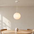 Elya Satin Glass Pendant Light Hero - 23cm