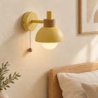 Globe Macaron Wall Sconce Wheat Yellow Hero 1