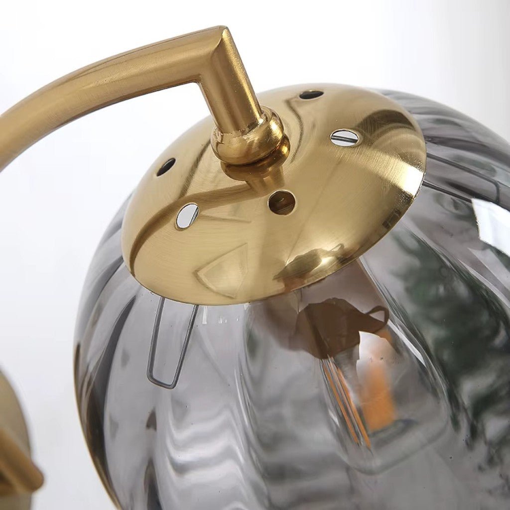 Fluta Ribbed Glass Wall Sconce