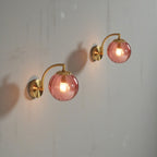 Fluta Ribbed Glass Wall Sconce