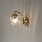 Fluta Ribbed Glass Wall Sconce