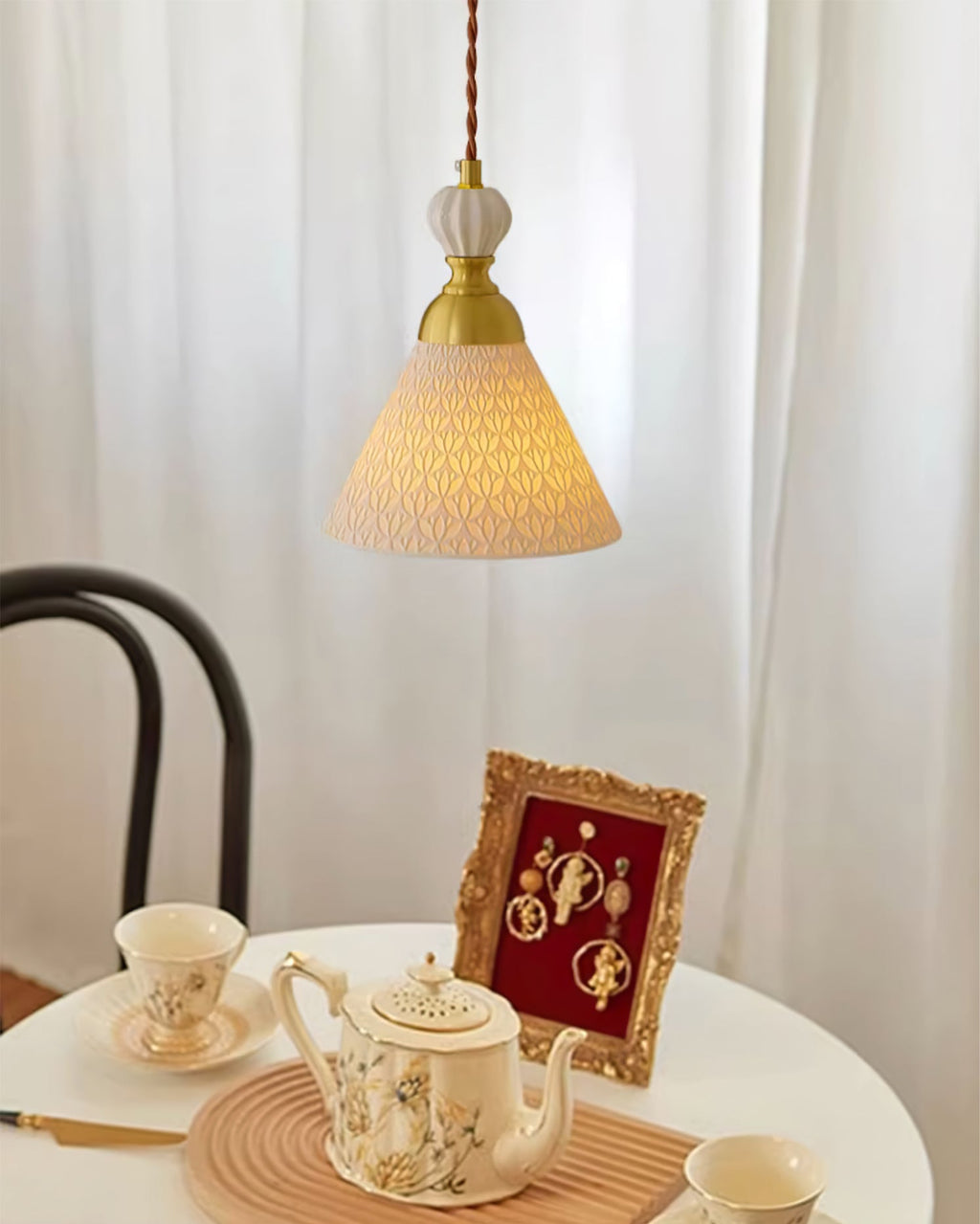 Alba Ceramic Pendant Light - view 08