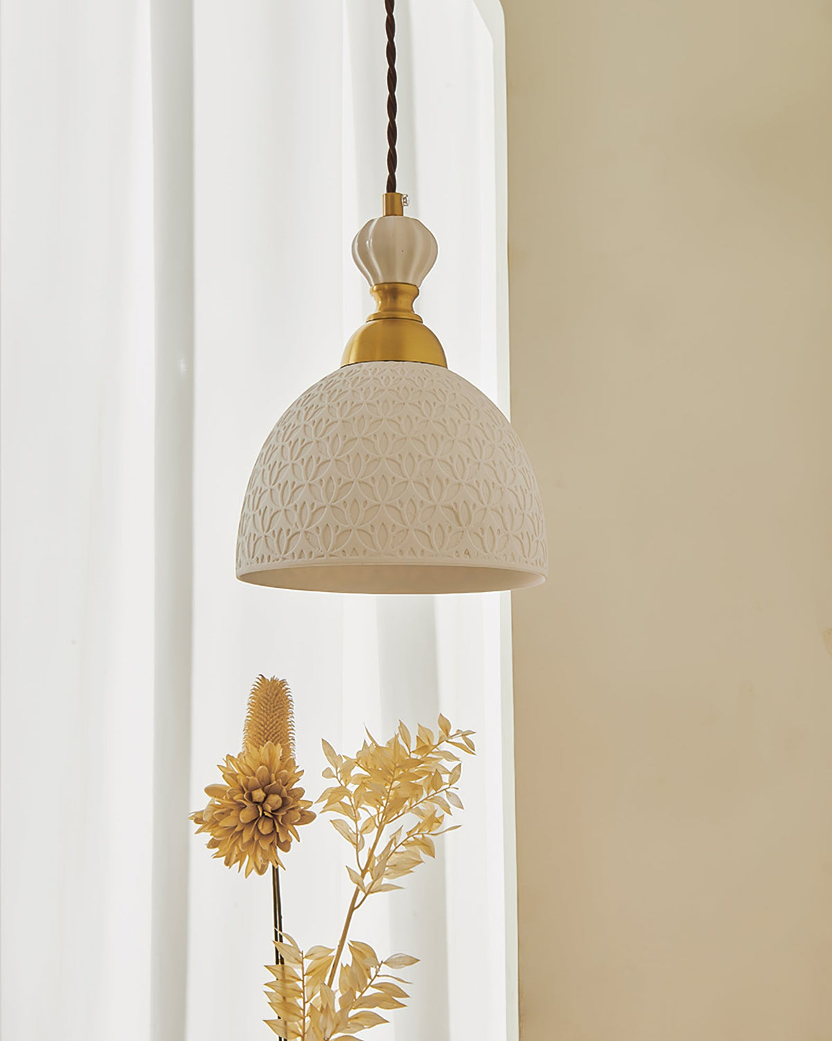 Alba Ceramic Pendant Light - view 09