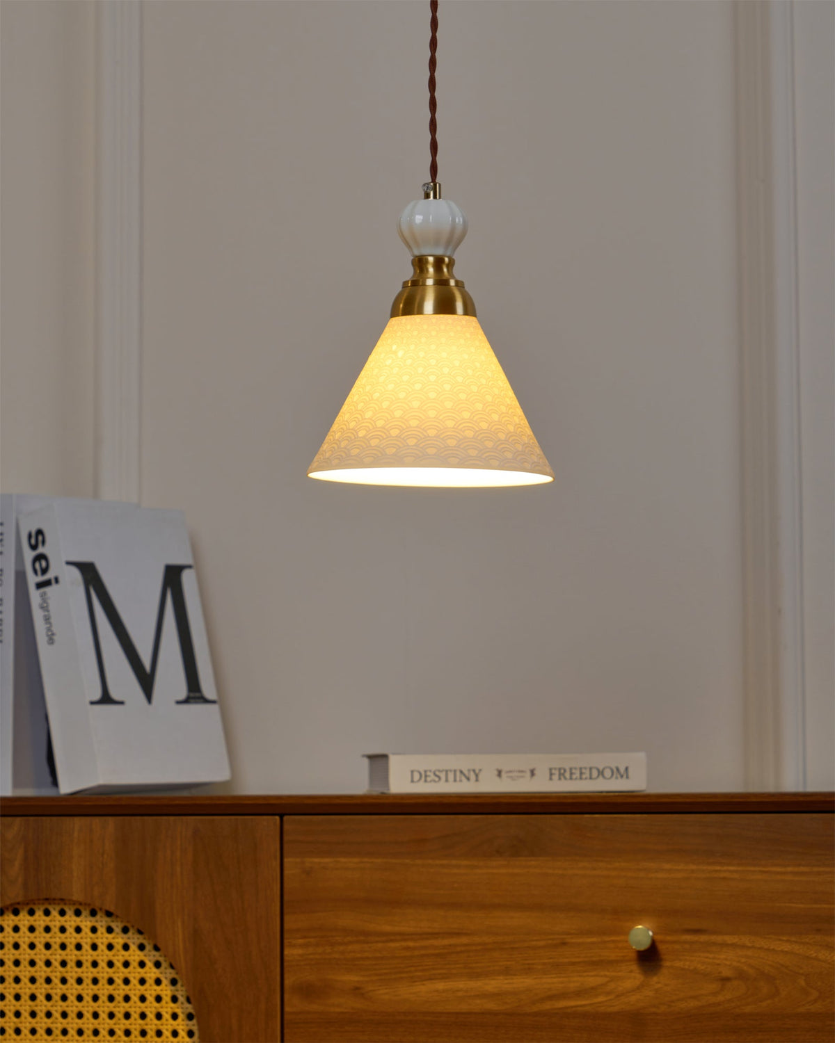 Alba Ceramic Pendant Light - view 25