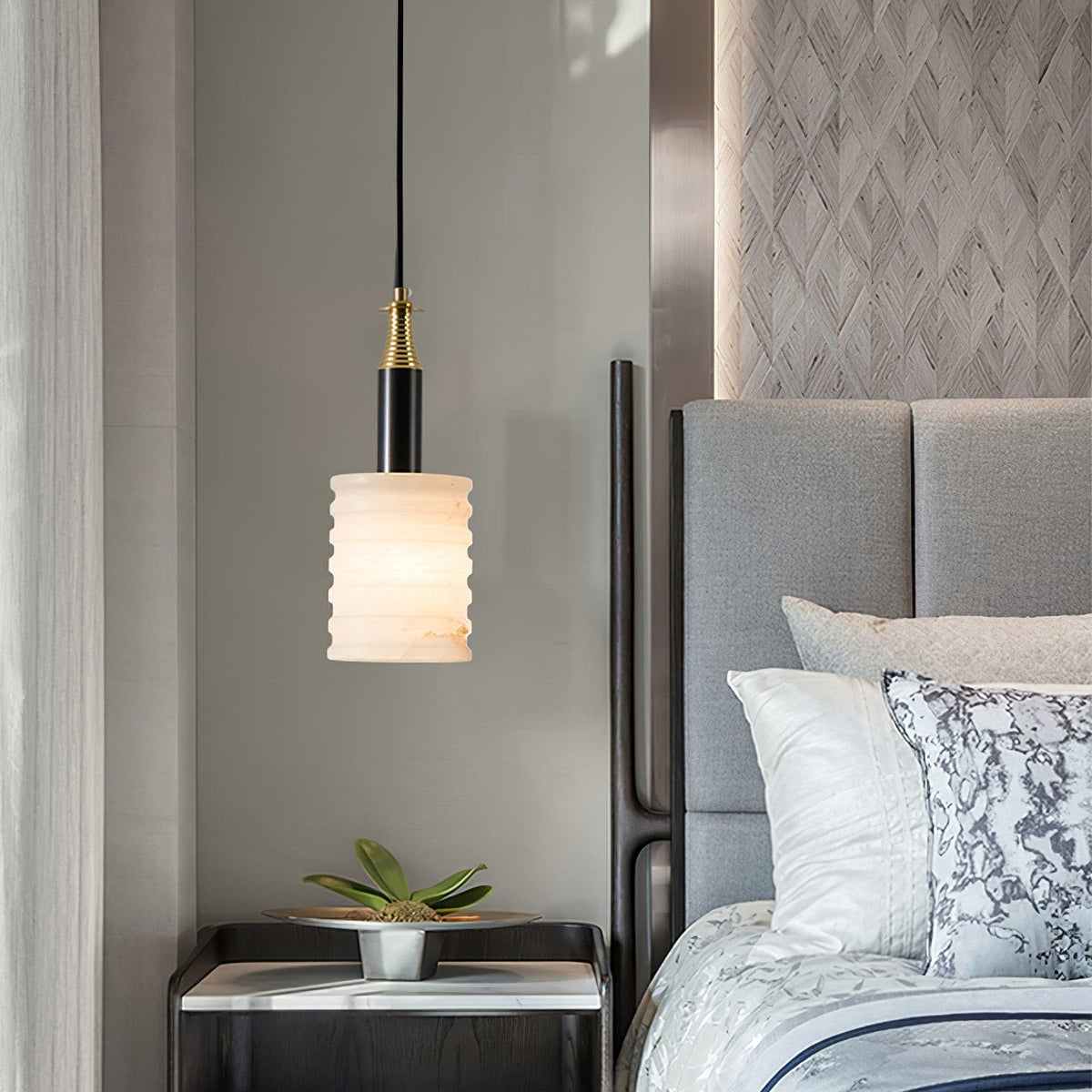 Alvo Alabaster Pendant Light - view 04
