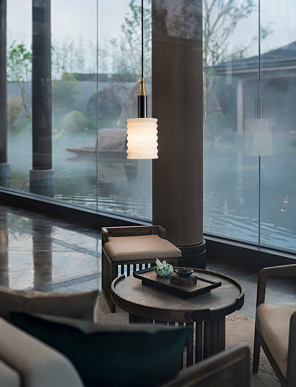 Alvo Alabaster Pendant Light - view 08