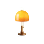 Ambra Walnut Glass Table Lamp - view 02