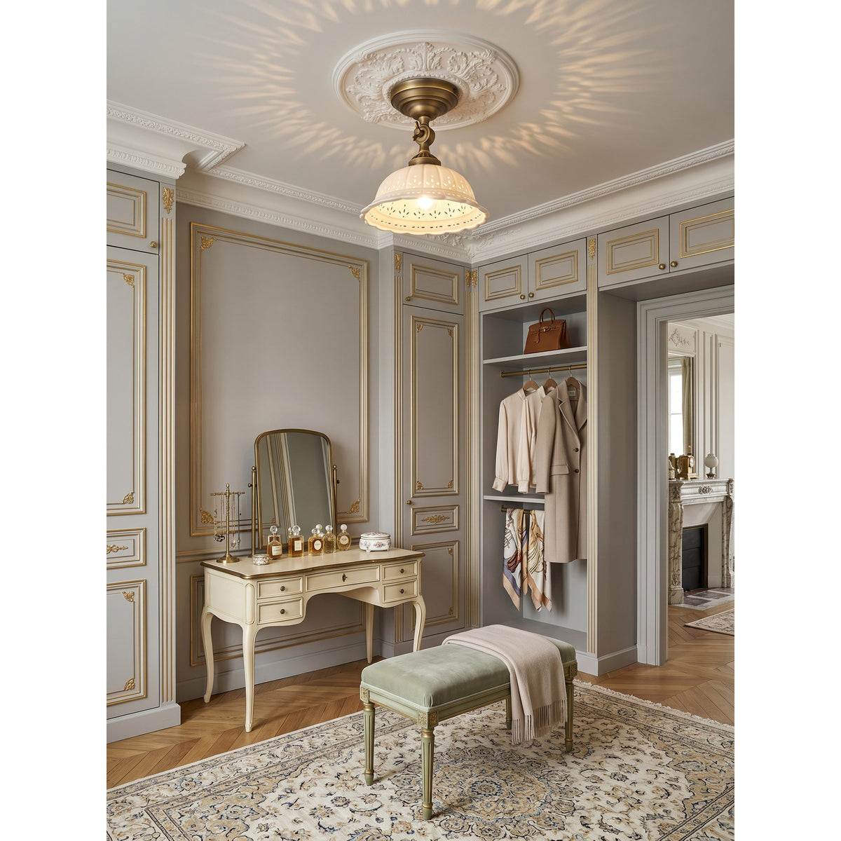 Anita Ceramic Ceiling Light - view 10