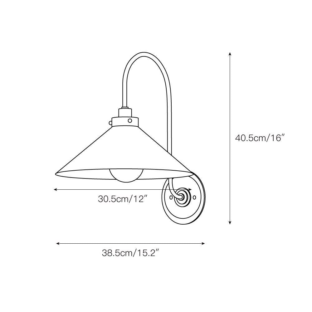 Brandt Gooseneck Wall Lamp - view 06