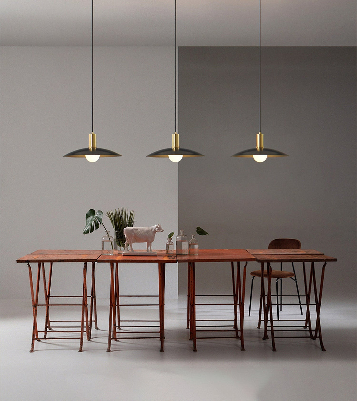 Brunel Brass Pendant Light - view 05