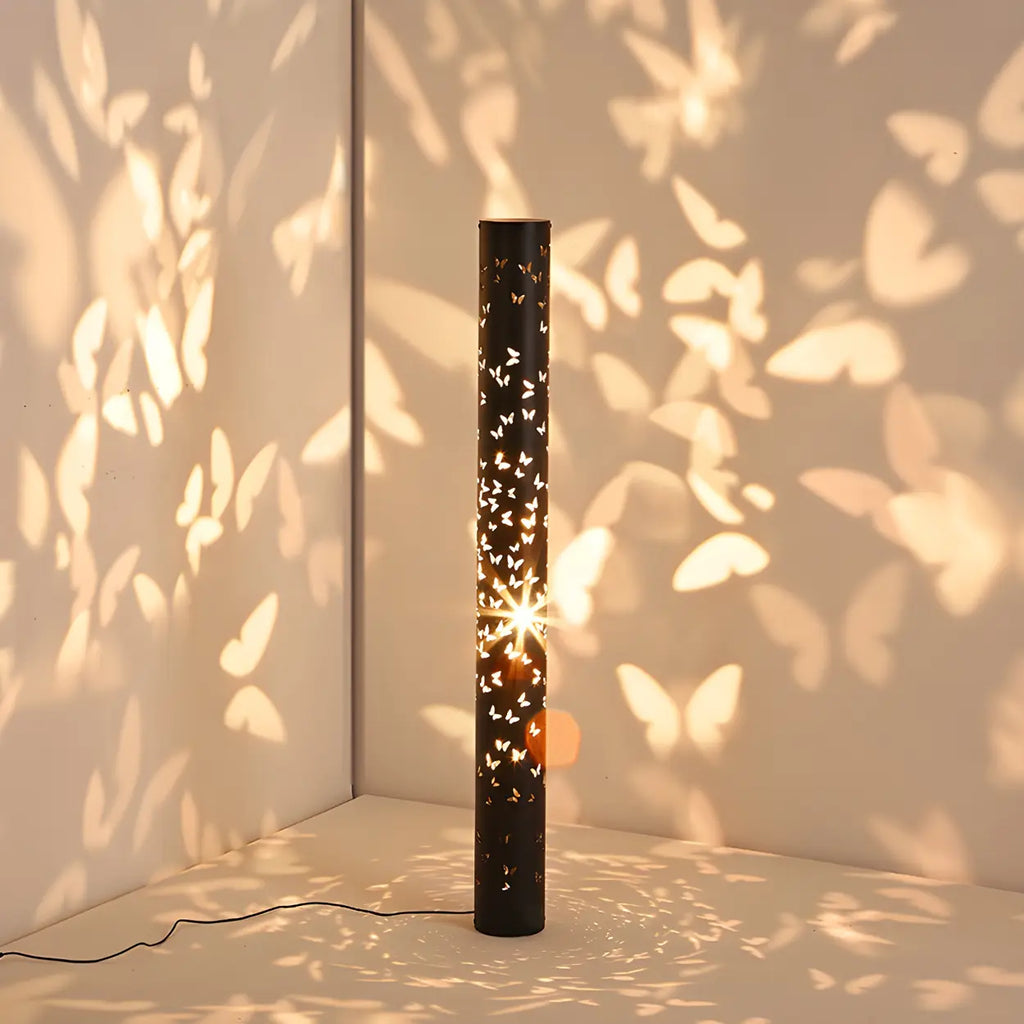 Butterfly Cylinder Floor Lamp - view 01
