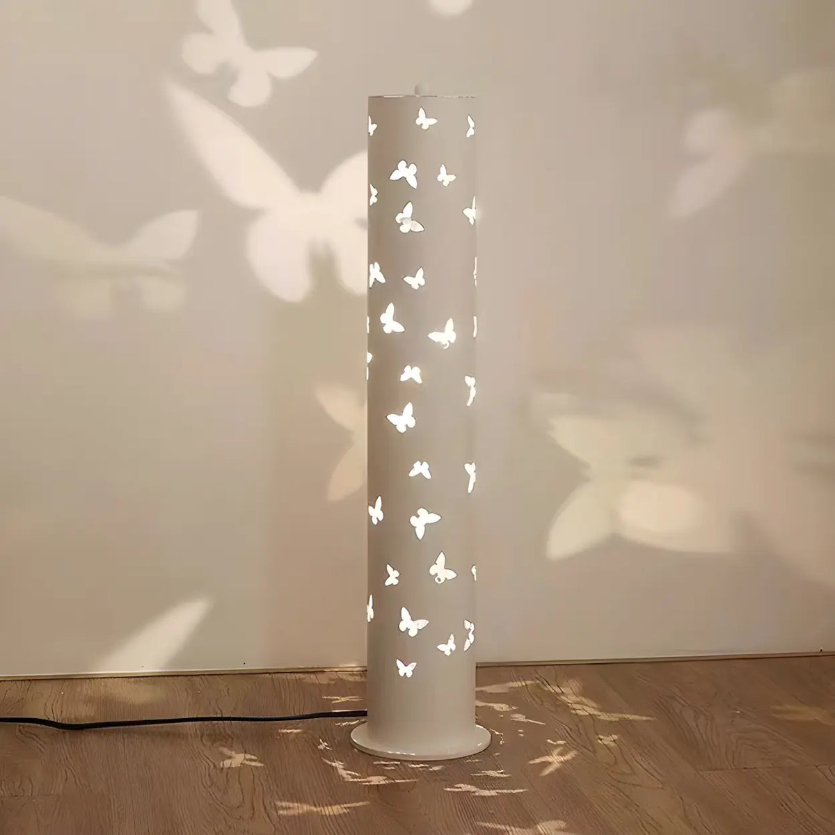 Butterfly Cylinder Floor Lamp - view 04