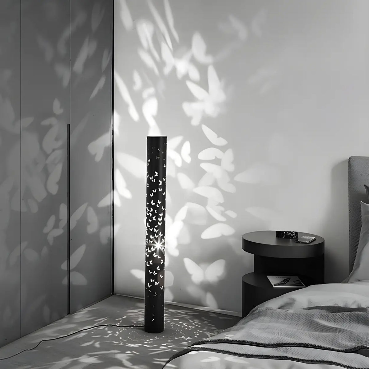 Butterfly Cylinder Floor Lamp - view 05