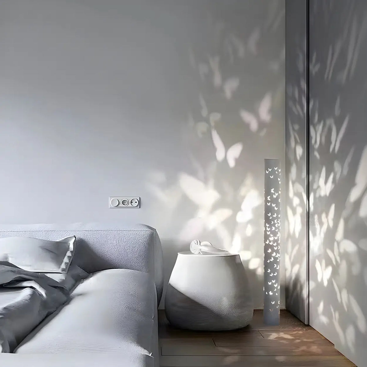 Butterfly Cylinder Floor Lamp - view 06