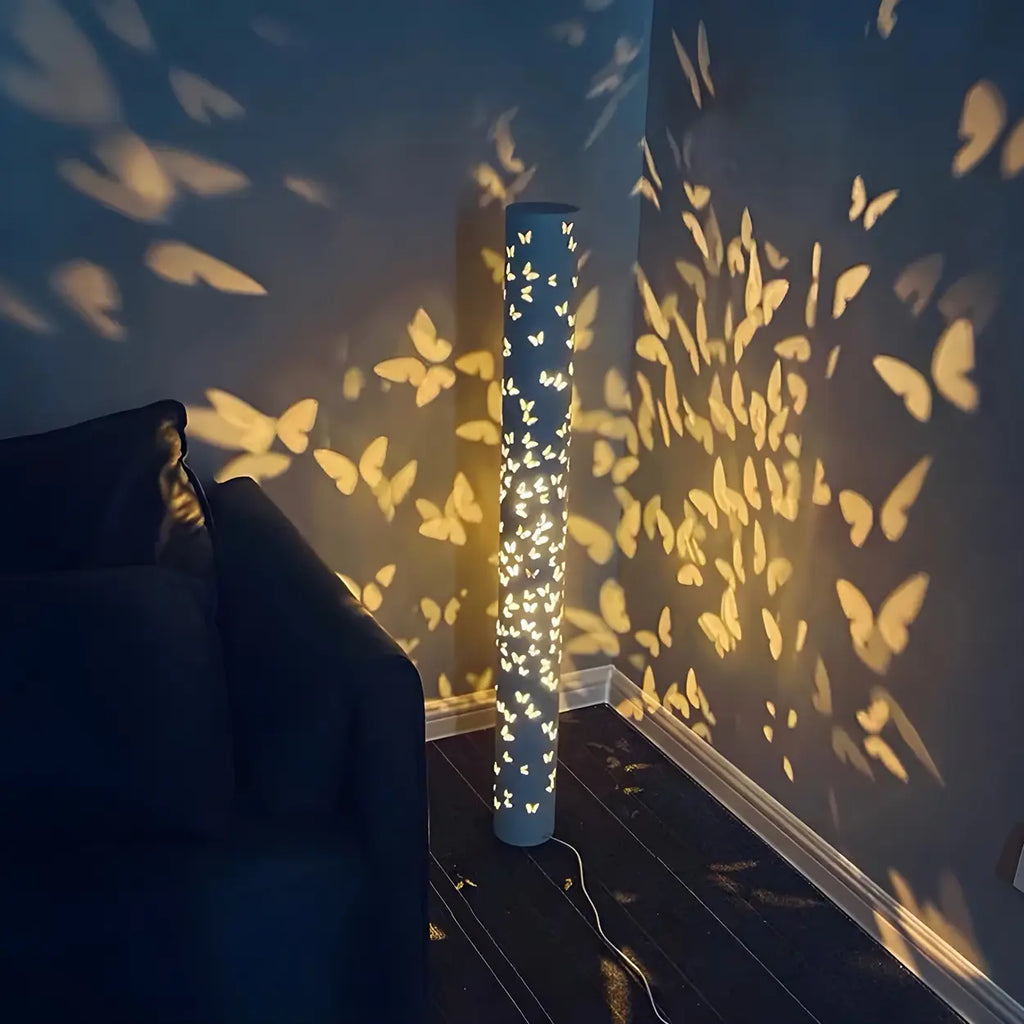 Butterfly Cylinder Floor Lamp - view 12