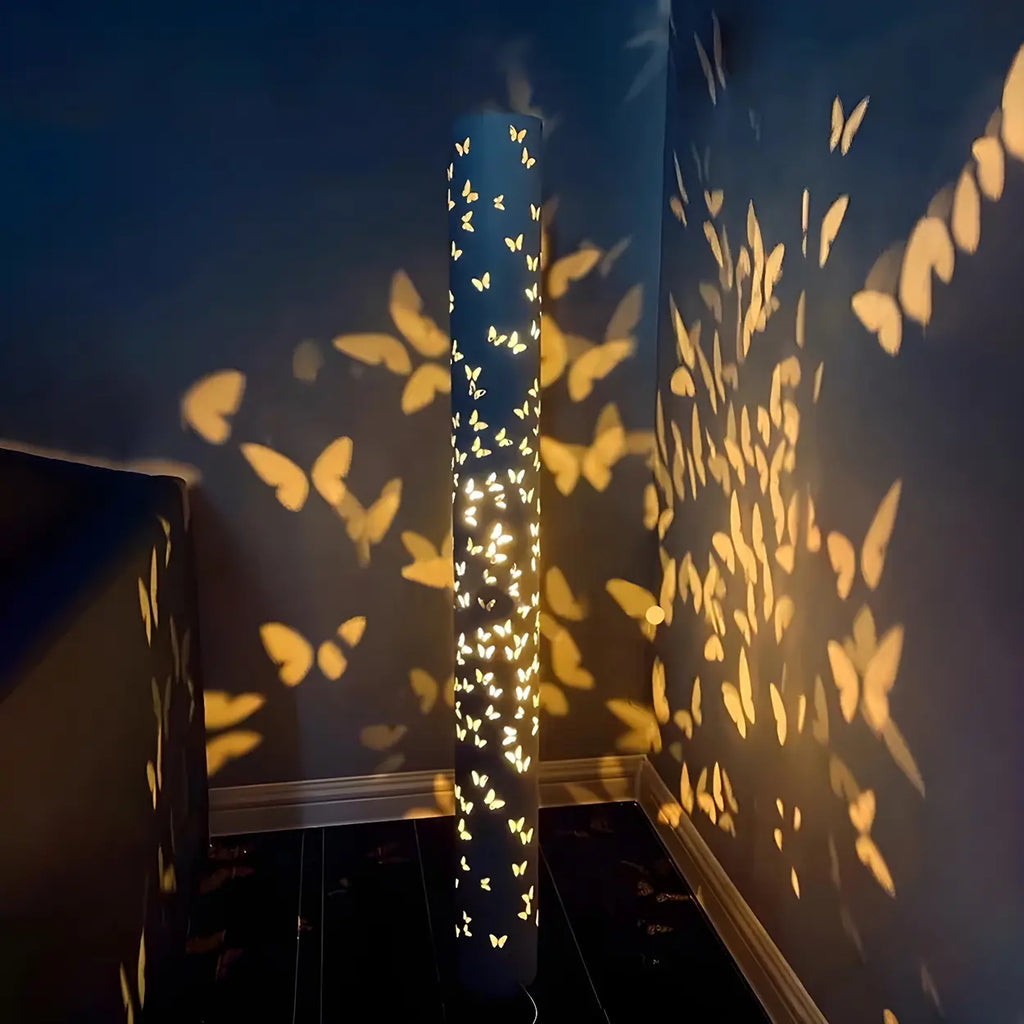 Butterfly Cylinder Floor Lamp - view 13