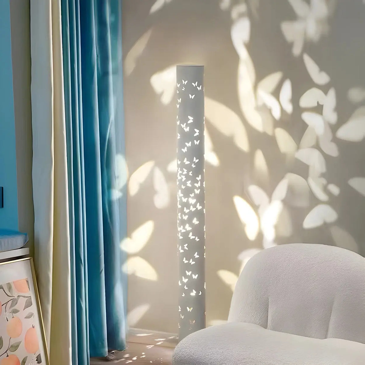 Butterfly Cylinder Floor Lamp - view 14