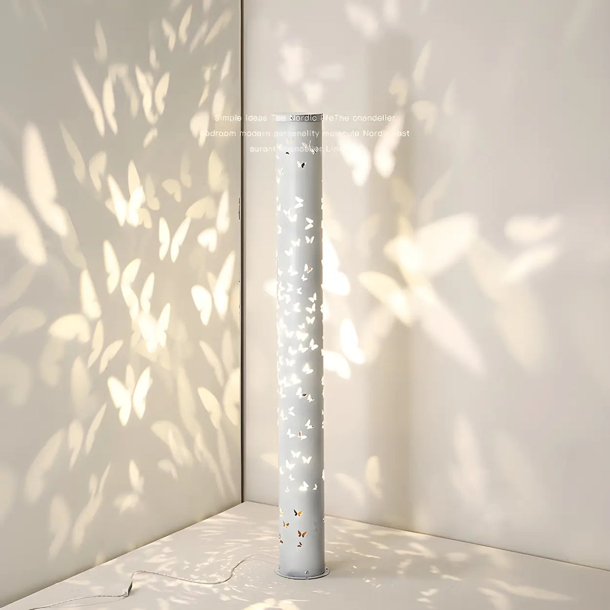 Butterfly Cylinder Floor Lamp - view 15