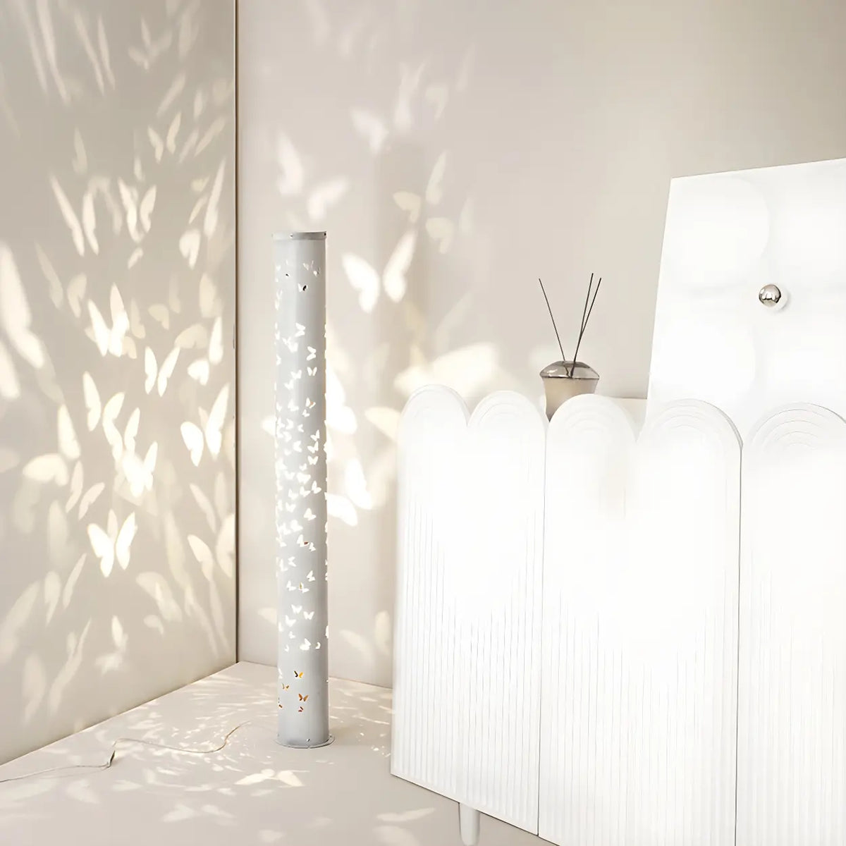 Butterfly Cylinder Floor Lamp - view 16