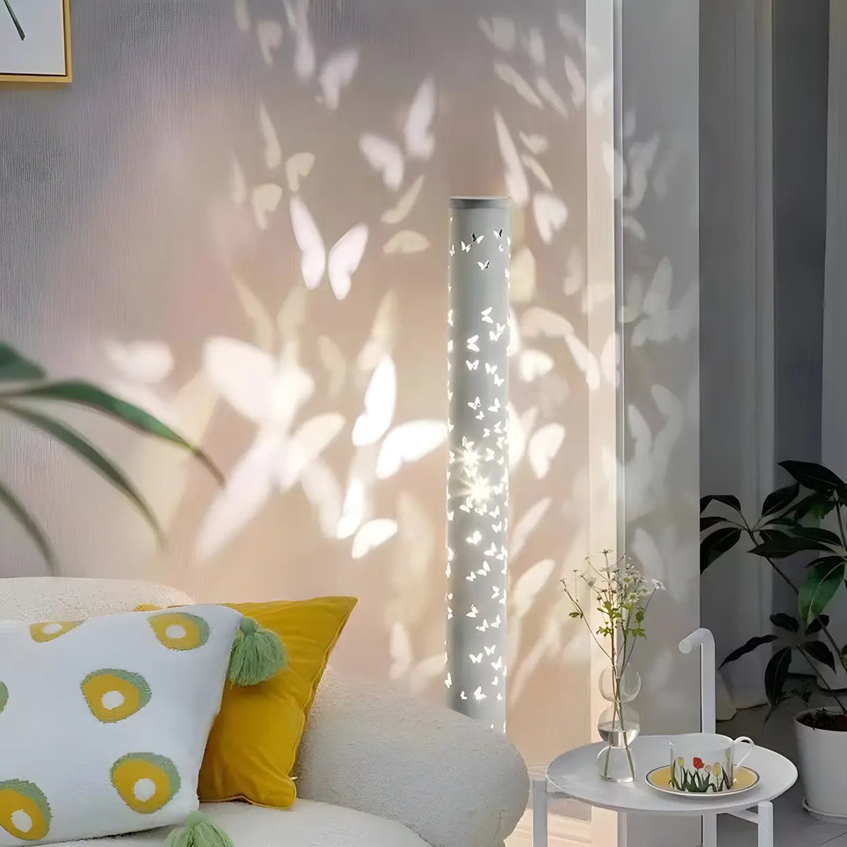 Butterfly Cylinder Floor Lamp - view 17