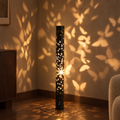 Butterfly Cylinder Floor Lamp in Black, 23.6 inch
