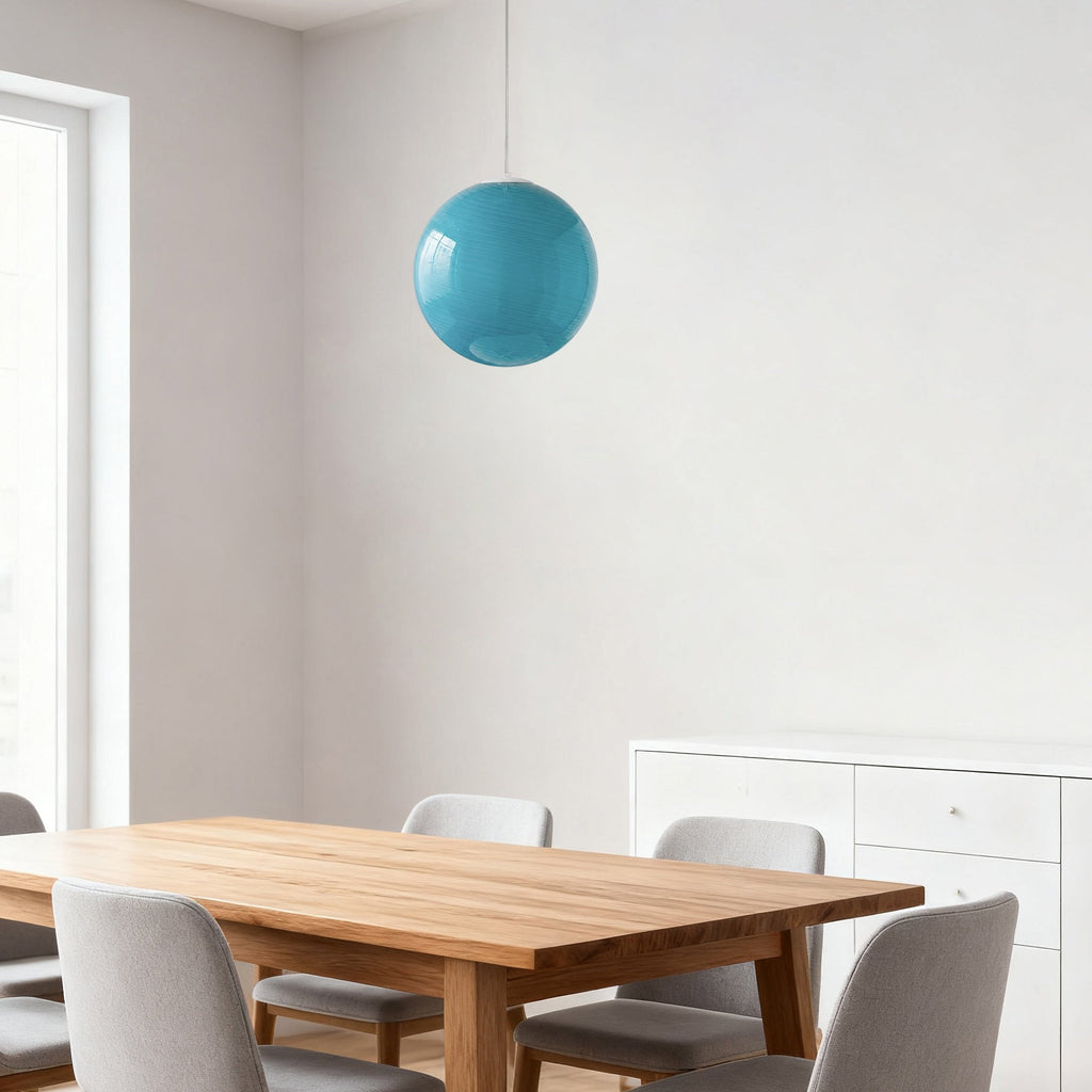 Candy Swirl Glass Pendant Light - view 13