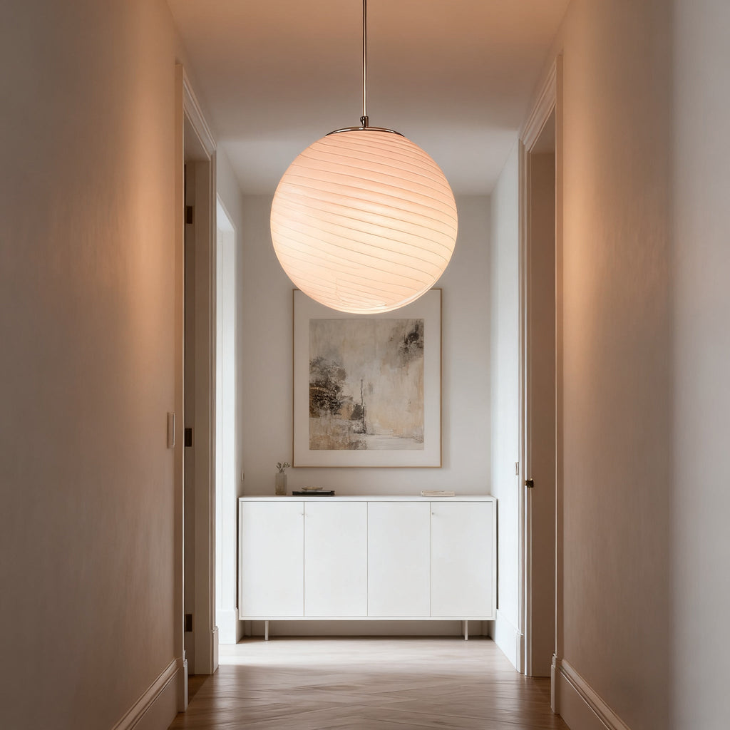 Candy Swirl Glass Pendant Light - view 14