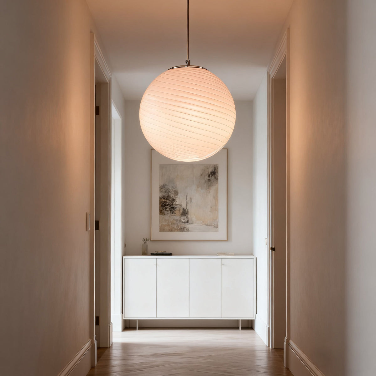 Candy Swirl Glass Pendant Light - view 14