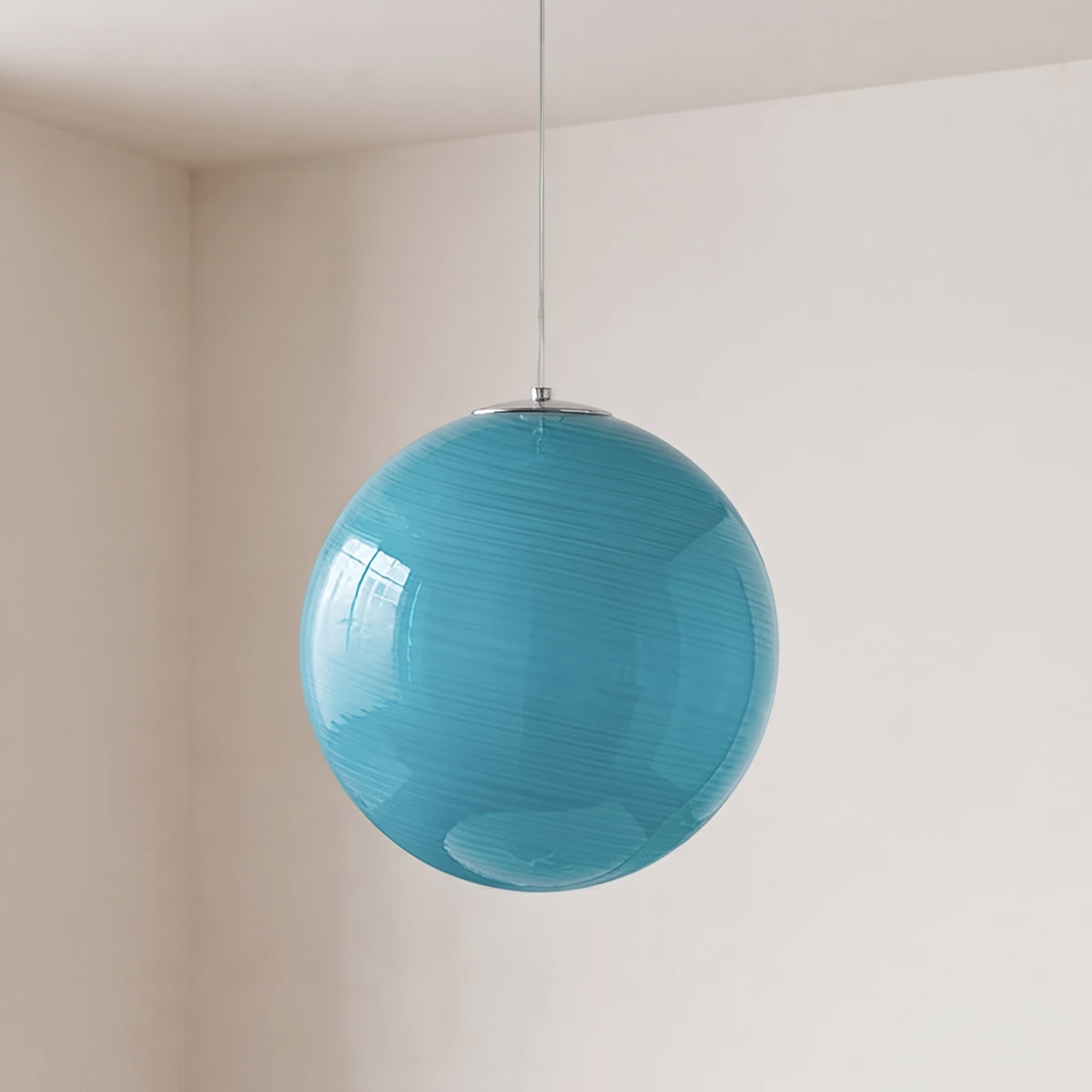 Candy Swirl Glass Pendant Light