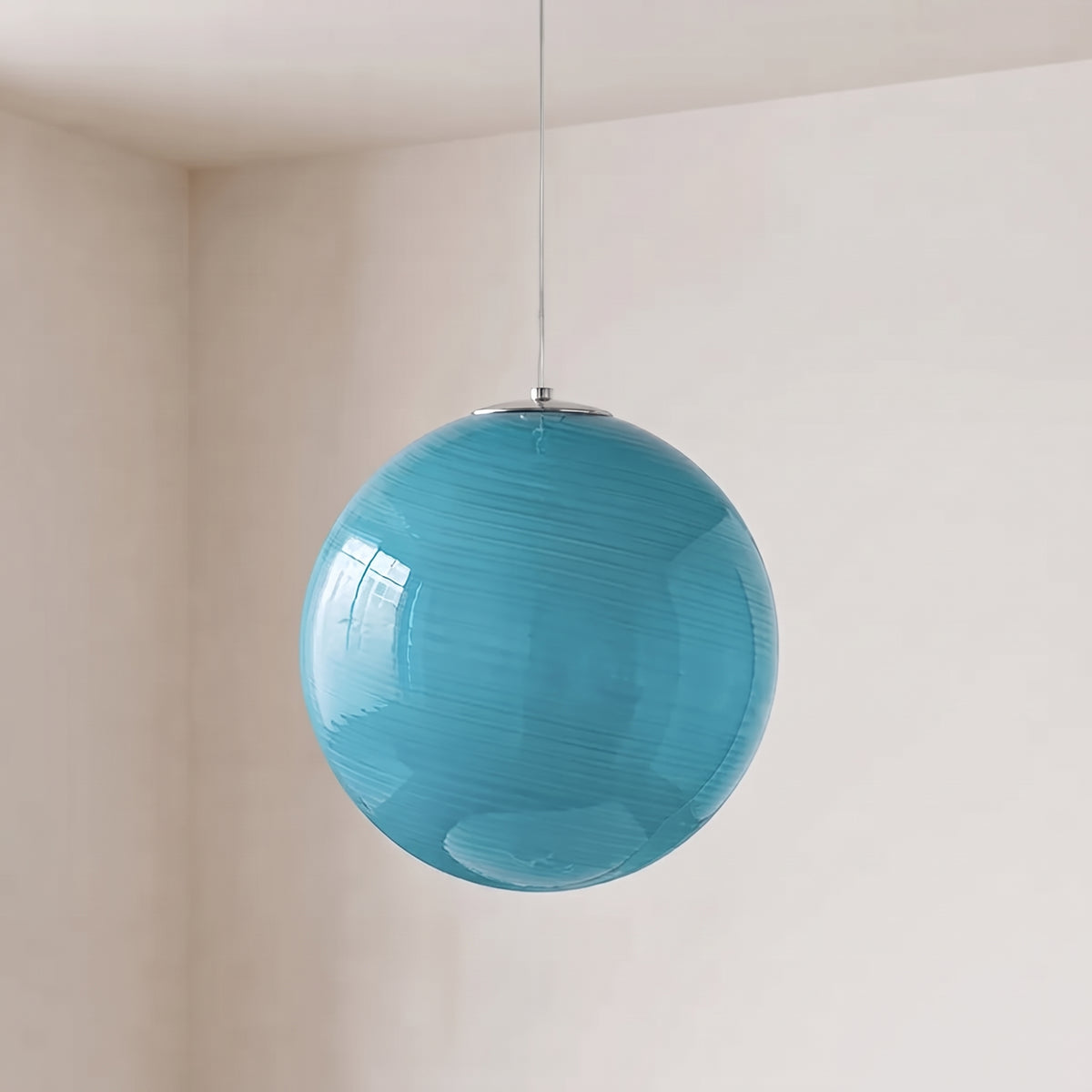 Candy Swirl Glass Pendant Light