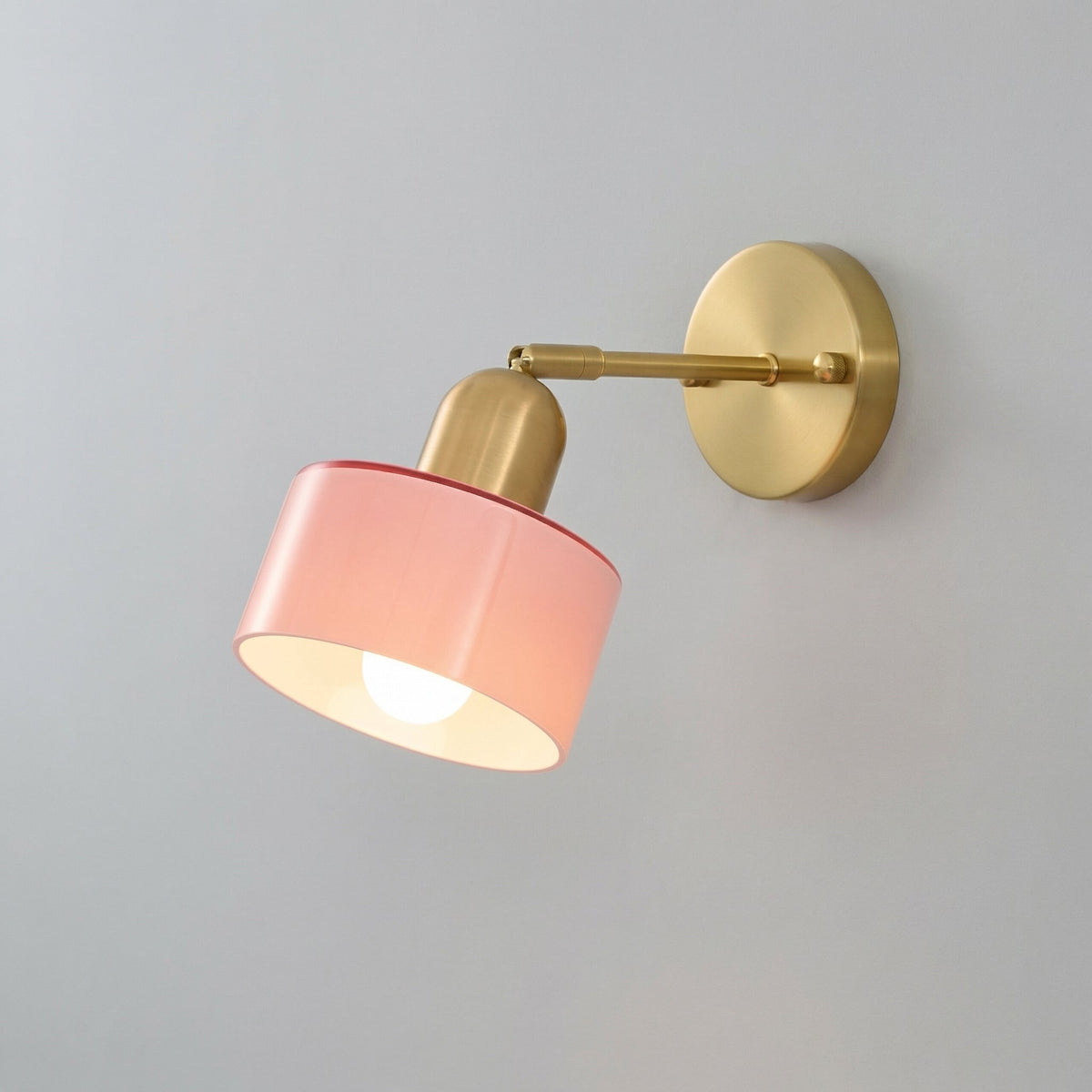 Colored Glass Bauhaus Wall Light - view 03