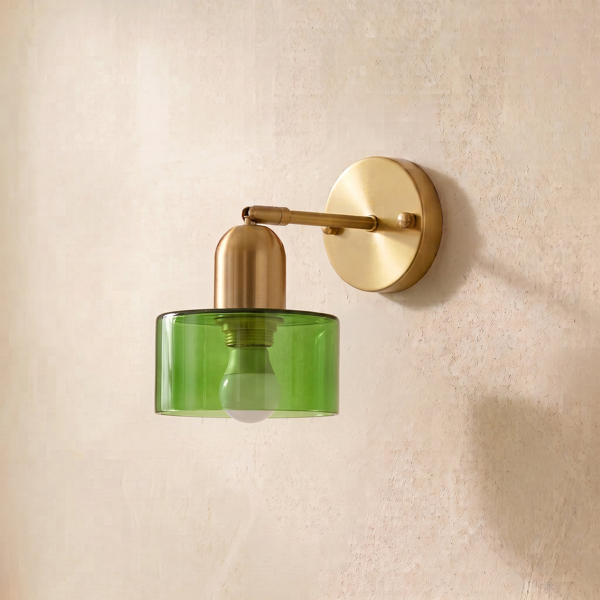 Colored Glass Bauhaus Wall Light - view 21