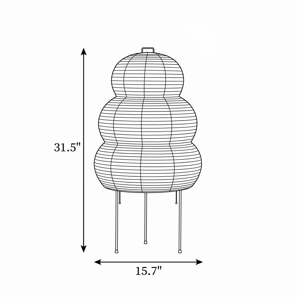 Cumulus Paper Sculpture Floor Lamp - view 04