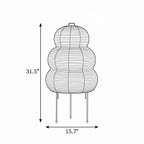 Cumulus Paper Sculpture Floor Lamp - view 04