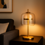 Dorna Glass Dome Table Lamp - view 07